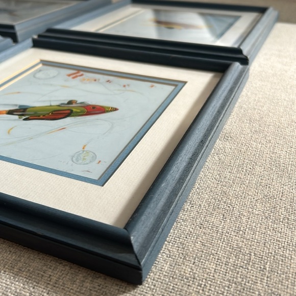 Vintage Framed Aviator Artwork - Picture 6 of 11